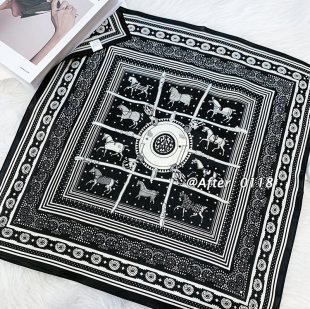 儿童围巾女 丝巾杭州桑蚕丝 after0118 12姆米真丝素绉缎小方巾