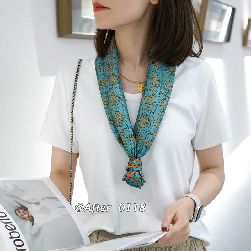 女桑蚕丝真丝斜纹百搭围巾女披肩