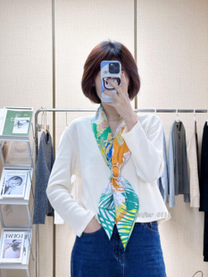 2023早春新 力荐 动物狂欢真丝桑蚕丝斜纹丝巾大方巾 0118 After