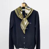 秋冬百搭 After 马具齿轮 桑蚕丝真丝羊毛围巾丝巾菱形巾