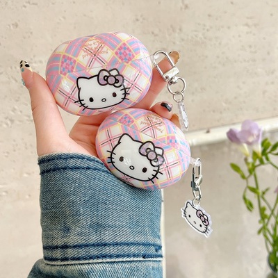 少女心粉色蝴蝶猫适用于华为freeclip2夹耳保护套简约可爱卡通华为freebuds7i/6i保护壳4E蓝牙防摔se3小清新