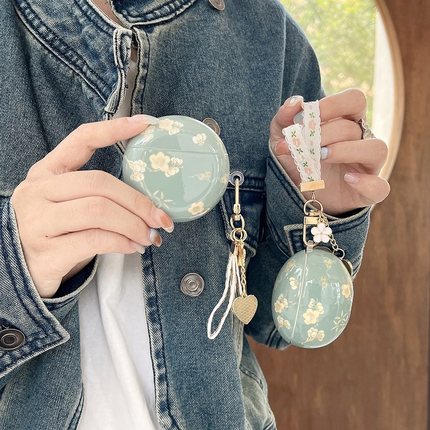 适用华为耳机保护壳freebudspro3保护套freebuds4e无线蓝牙freebus5i耳机套pro2+花朵6i盒freeclip软硅胶se2