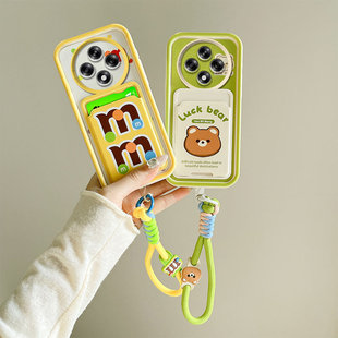 适用OPPO Reno12F 4G/5G海外版手机壳Reno12 FS 5G气囊防摔可插卡软全包边CPH2637保护套个性创意卡通可爱新