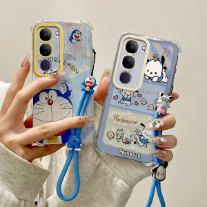 适用vivo Y19S 4G海外版手机壳Y29 5G国际版硅胶V2419软防摔保护套个性创意立体卡通可爱女新款