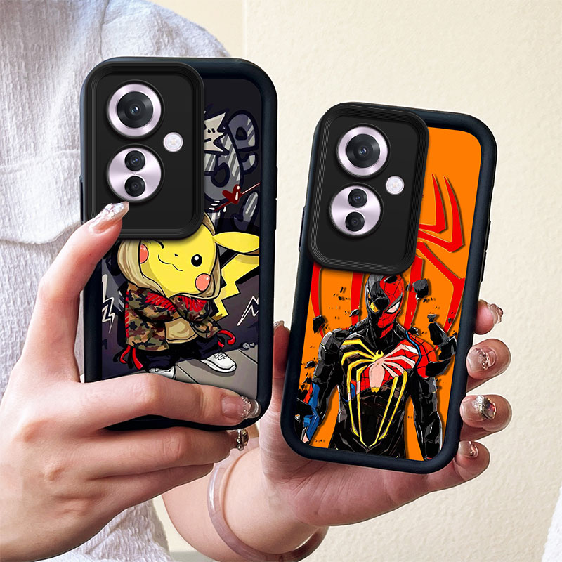 适用OPPO Reno11F 5G国际版手机壳海外版气囊CPH2603防摔软保护套个性创意卡通可爱男女情侣新款