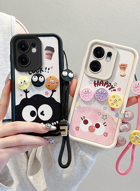 适用OPPO Reno13F 4G/5G海外版手机壳Reno13FS 5G气囊CPH2699防摔硅胶CPH2701保护套软创意立体卡通可爱新款