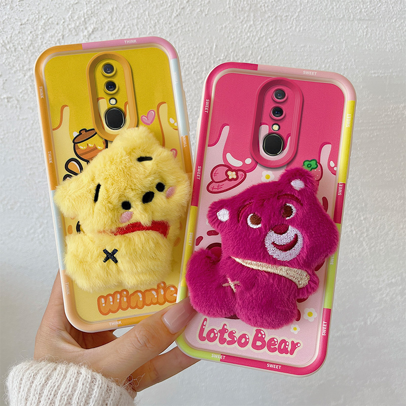 适用OPPO F11海外版手机壳气囊防摔CPH1911可插卡软全包边CPH1913保护套个性创意卡包立体卡通可爱新款