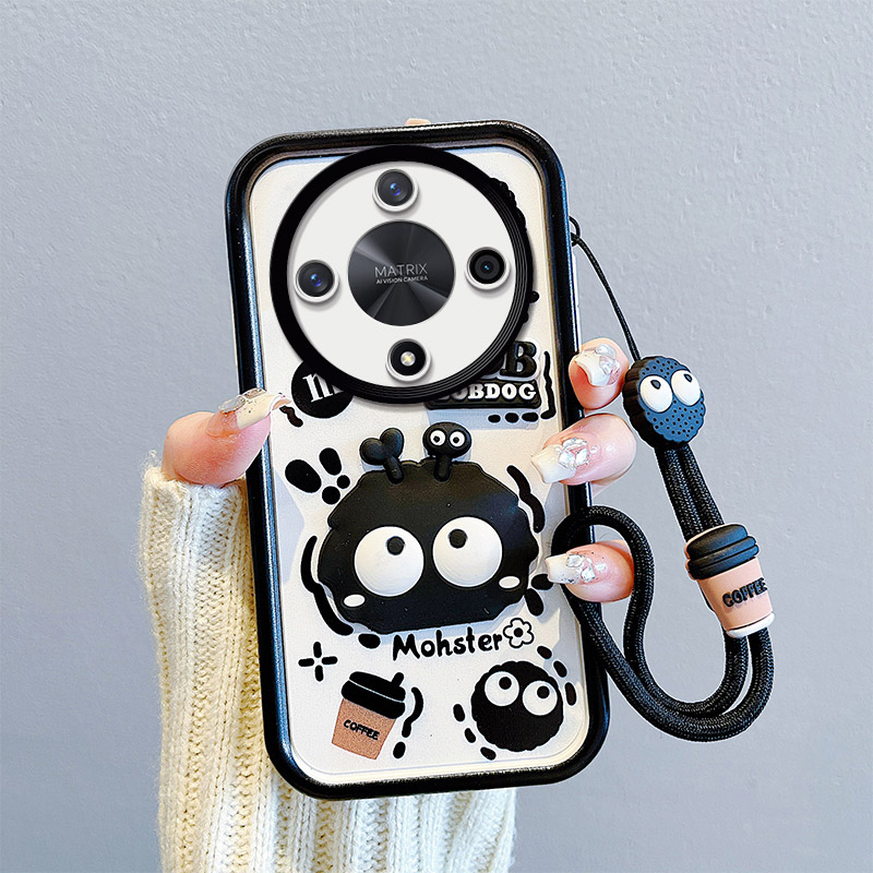 适用荣耀Honor X9B 5G手机壳保护套气囊硅胶防摔软个性创意立体卡通可爱男女新款