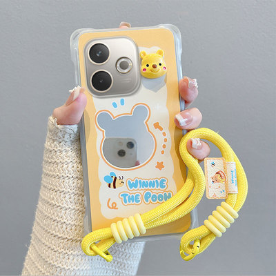 适用OPPO A5Pro 5G海外版手机壳CPH2695国际版气囊防软保护套个性创意斜挎绳子卡通可爱女新款