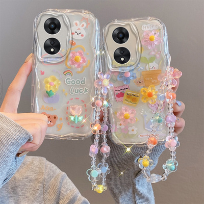 适用OPPO Reno8T 4G/5G海外版手机壳气囊防摔透明软保护套CPH2481国际版个性创意CPH2505立体卡通可爱女新款