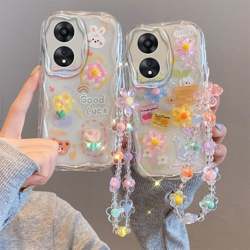 适用OPPO Reno8T 4G/5G海外版手机壳气囊防摔透明软保护套CPH2481国际版个性创意CPH2505立体卡通可爱女新款