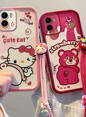 适用VIVO Y15A海外版手机壳防摔Y15S国际版硅胶V2120软全包边V2134保护套个性创意卡通男女情侣新款