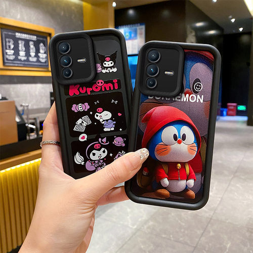 适用Vivo V23 5G海外版手机壳防摔V23E 4G/5G国际版保护套V2126硅胶软V2130创意V2116卡通可爱男女新款