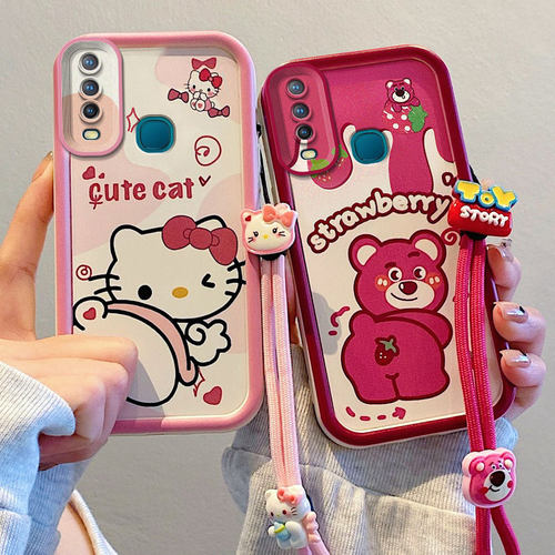 适用Vivo1904海外版手机壳防摔国际版硅胶软全包边保护套个性创意卡通男女情侣新款