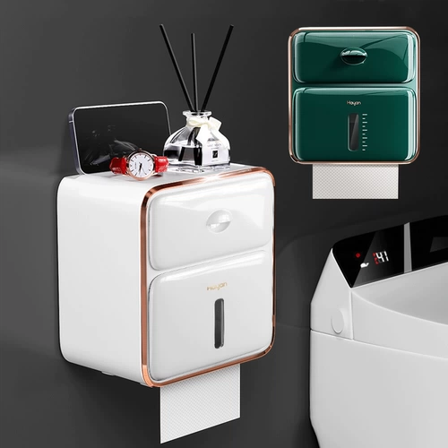 Легкая роскошная ванная коробка для тканей водонепроницаем