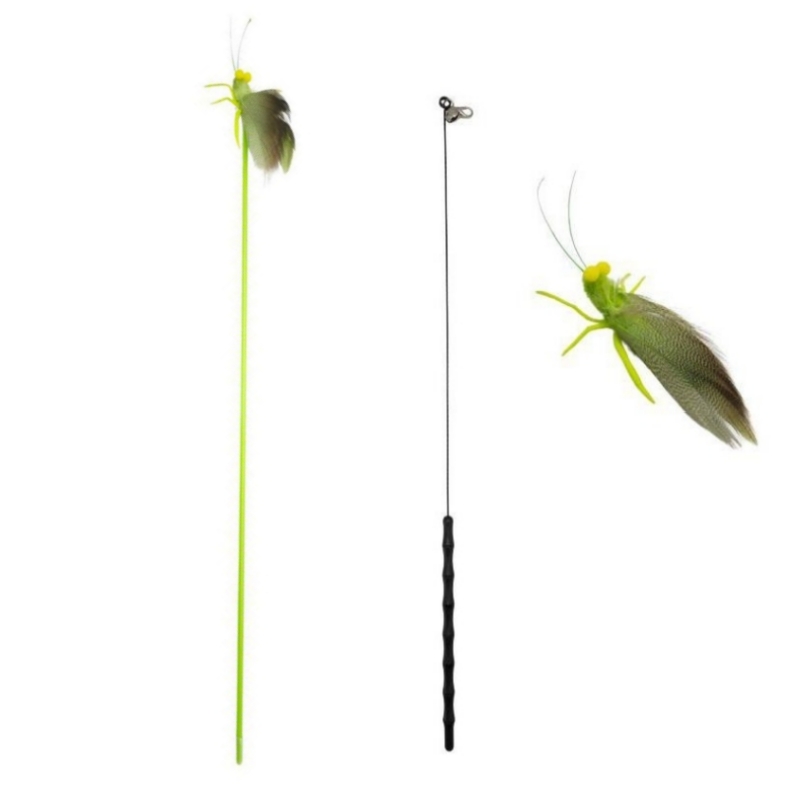 仿真仿生螳螂逗猫棒替换头昆虫