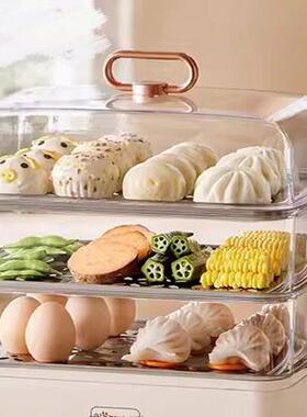 小熊电蒸锅配件DZG-CA2G2/C90G3/CA2J5长方形蒸笼蒸架透明上盖子