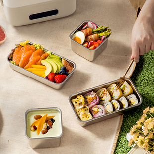 C15B9 B15Q1 小熊电饭盒配件不锈钢内胆分隔盒盖子容器DFH B15Z7