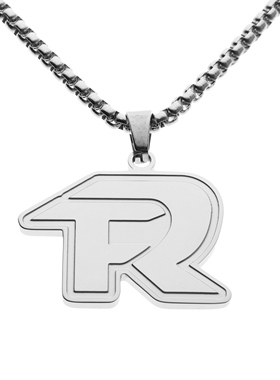 Fuerza Regida R Logo Hip Hop Pendant Chain Necklace 项链