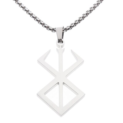 Berserker rune Brand of sacrifice Berserk Necklace 项链