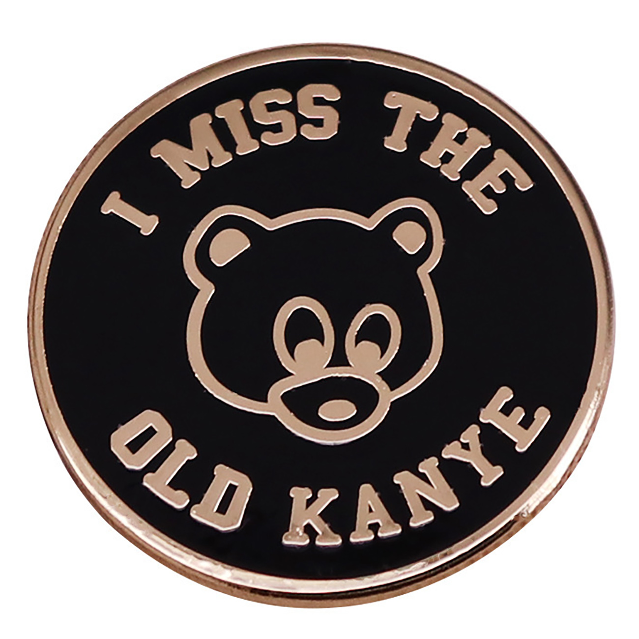 Kanye West Graduation Bear Dropout Enamel Pin Badge胸章徽章-封面