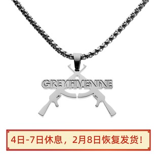 Suicideboys SUICIDE BOYS AK GREY59 Hip Hop Chain Necklace