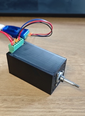 一体无刷电机开发板 FOC 矢量控制 三闭环 SERVOE 1V10