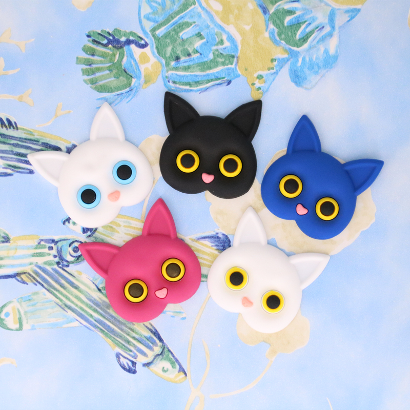 大猫头pvc软胶立体装饰diy配件