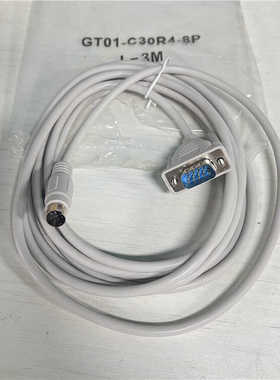 三菱触摸屏通讯线GT01-C30R4-8P C50R4 C100R4 C200 FX-50DU-CAB0