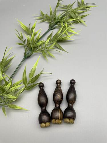 紫光檀高端羊角眼霜棒眼周按摩头皮经络按摩真檀木眼周点穴放松棒