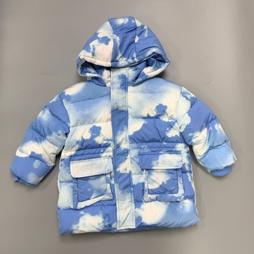 海威迩童装男女中长款带帽羽绒服