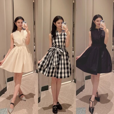 S家20周年日系甜美蝴蝶结连衣裙