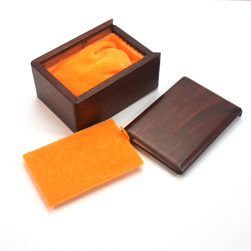 实木首饰盒木质榫卯收纳盒玉石玉器翡翠戒指项链饰品文玩收藏盒