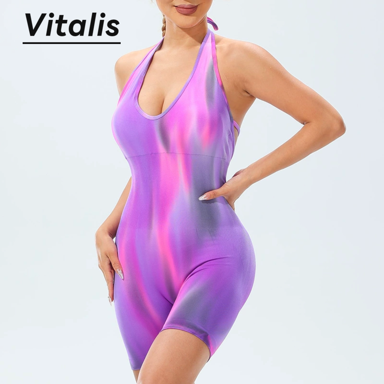 Vitalis无缝防走光瑜伽连体裤