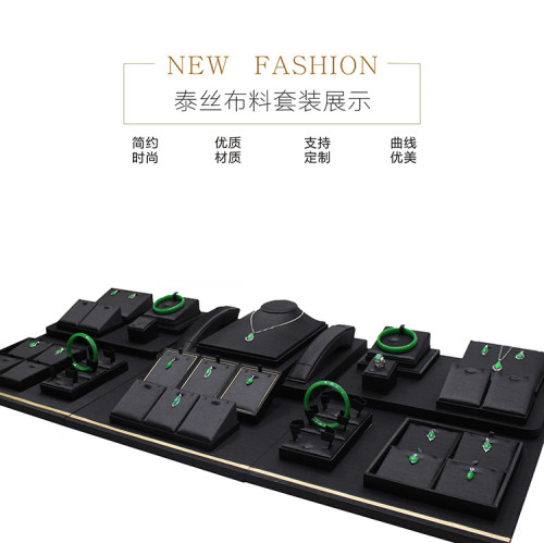 新款珠宝展示道具泰丝玉器耳环