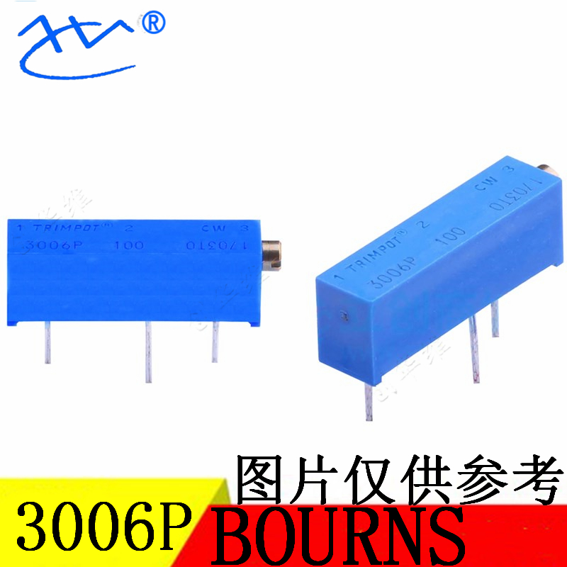 美国进口BOURNS伯恩斯 精密可调电阻 3006P-1-105LF 电位器 1M