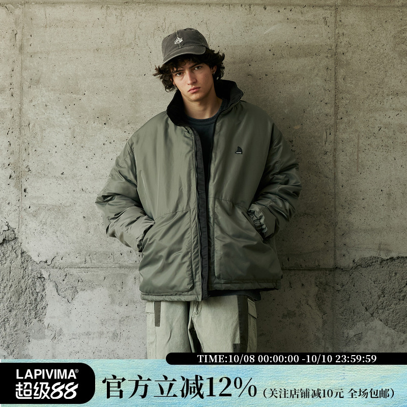 laprima冬季隐藏式风帽棉衣