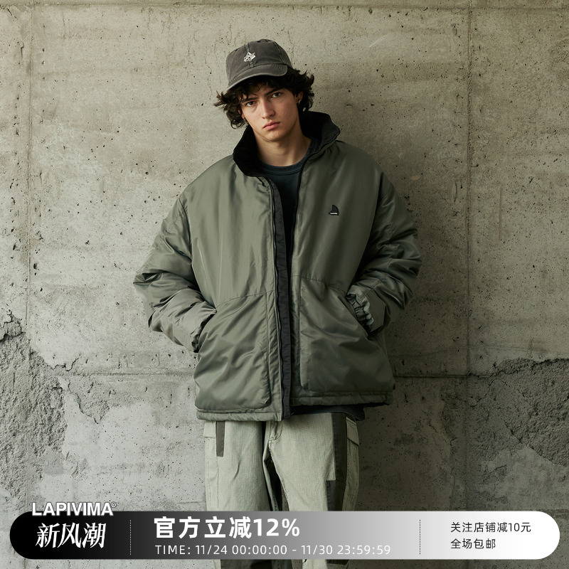 laprima冬季隐藏式风帽棉衣