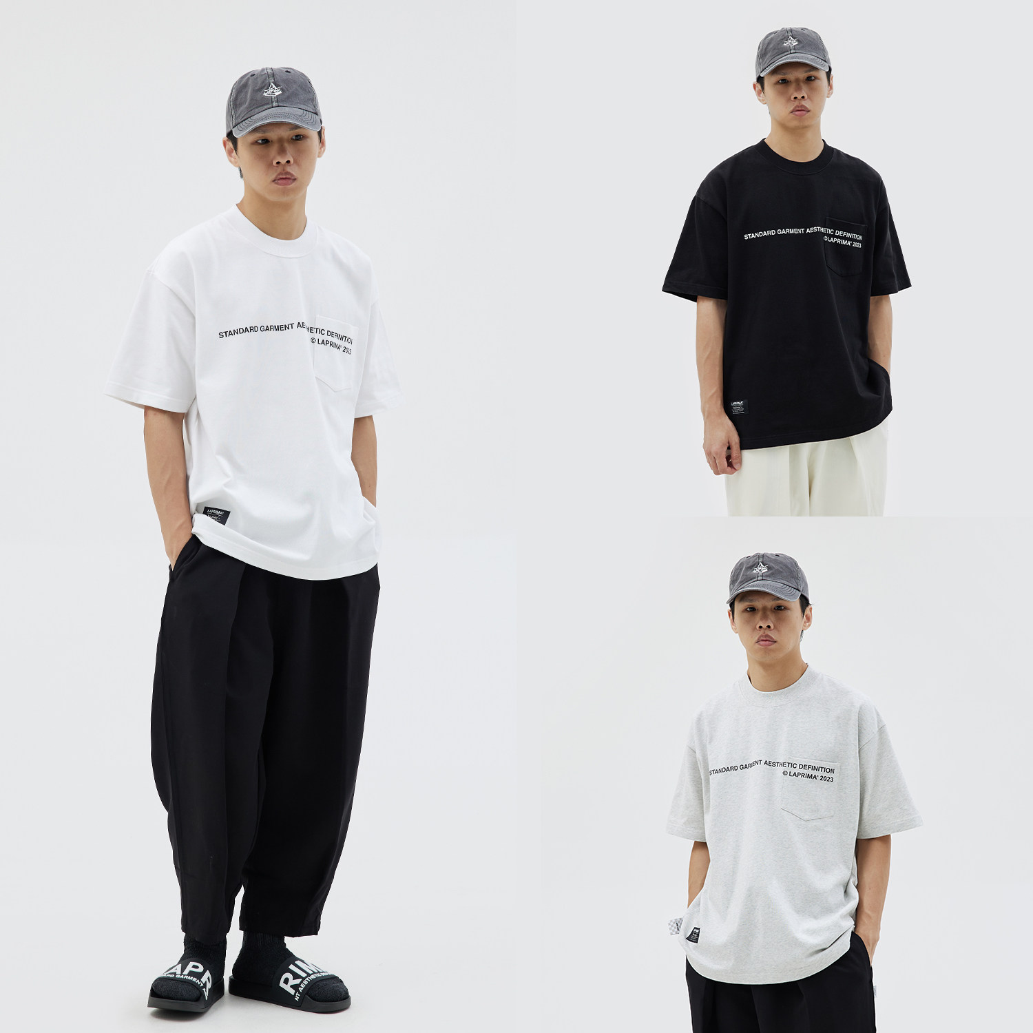 laprima标语印花T恤短袖