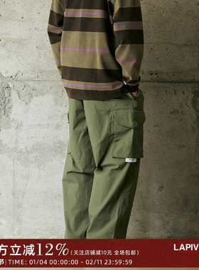 LAPRIMA  DRAWSTRING LEG CARGO PANTS 抽绳束脚工装长裤LAPIVIMA