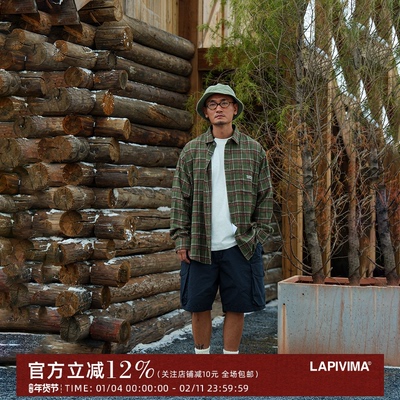 PLAIDPRINTSHIRT格纹印花衬衫