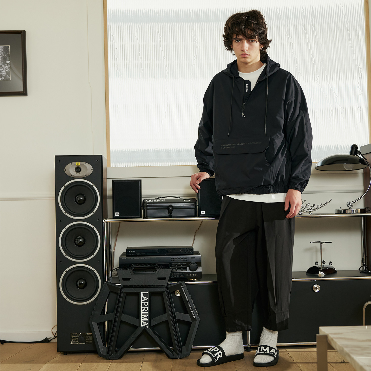 laprima拉链连帽LAPRIMA卫衣