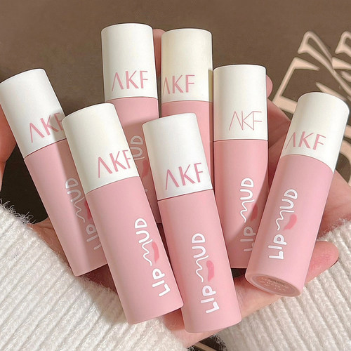 akf唇泥口红唇釉女雾面M07小众品牌平价学生哑光显白M01M20色afk