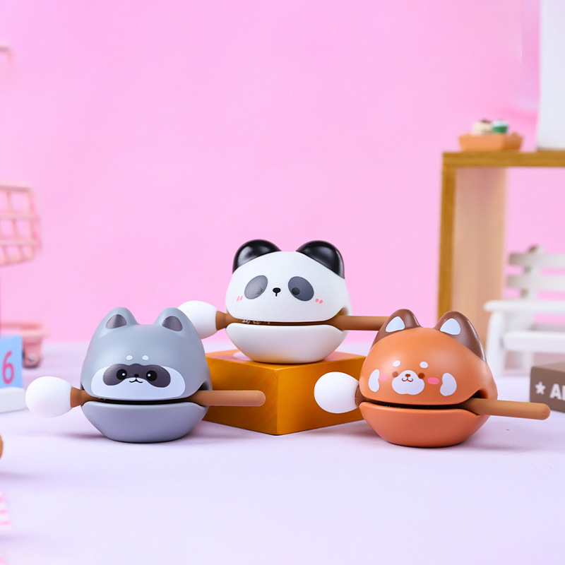 新品解压玩具敲无压力木鱼敲敲乐可爱萌宠造型小摆件纪念品店热卖
