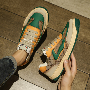网红脏脏鞋男2023新款春秋休闲鞋子运动鞋ins潮莆田板鞋女小脏鞋