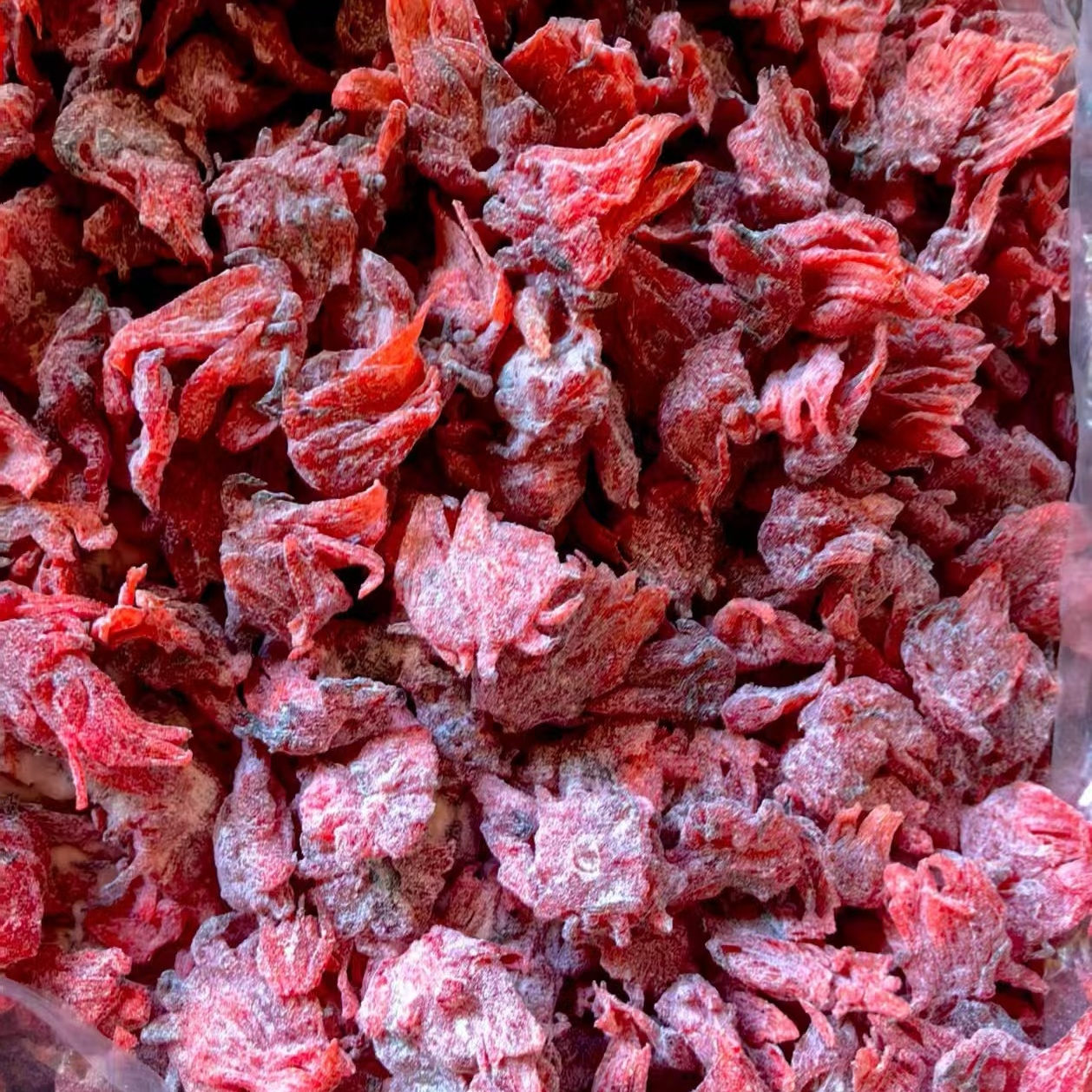 竹盐洛神花酸甜即食玫瑰花脯休闲蜜饯果脯解腻零食小吃包邮5斤
