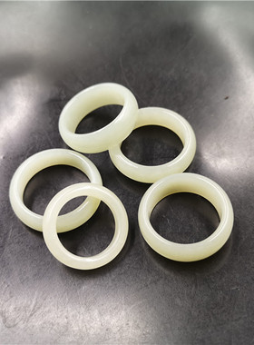 天然男款白玉戒指