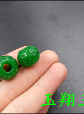 干青铁龙生雕花筒珠算盘珠