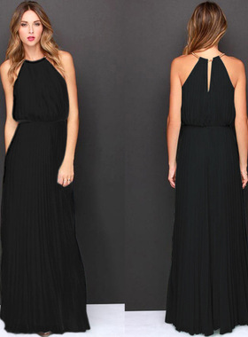 party women long dresses Clothes 2015 summer Maxi Dress Pink