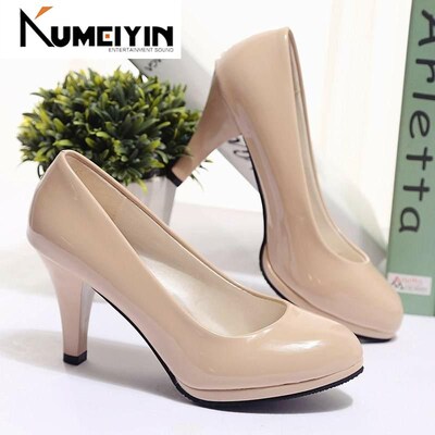 pumps high heels pointed toe ladies Wedding 43-